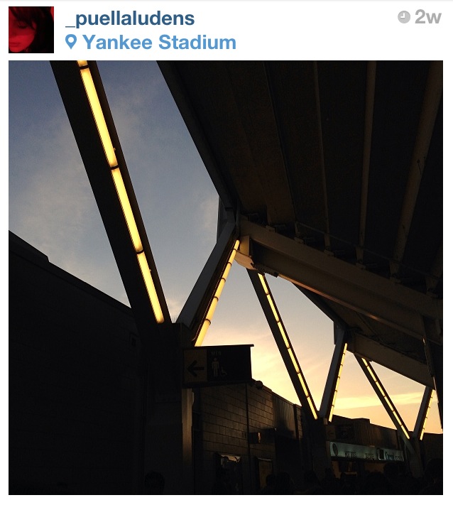 Here and Now at Yankee Stadium. http://instagram.com/_puellaludens/
